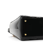 Patent Cannage Medium Lady Dior Black