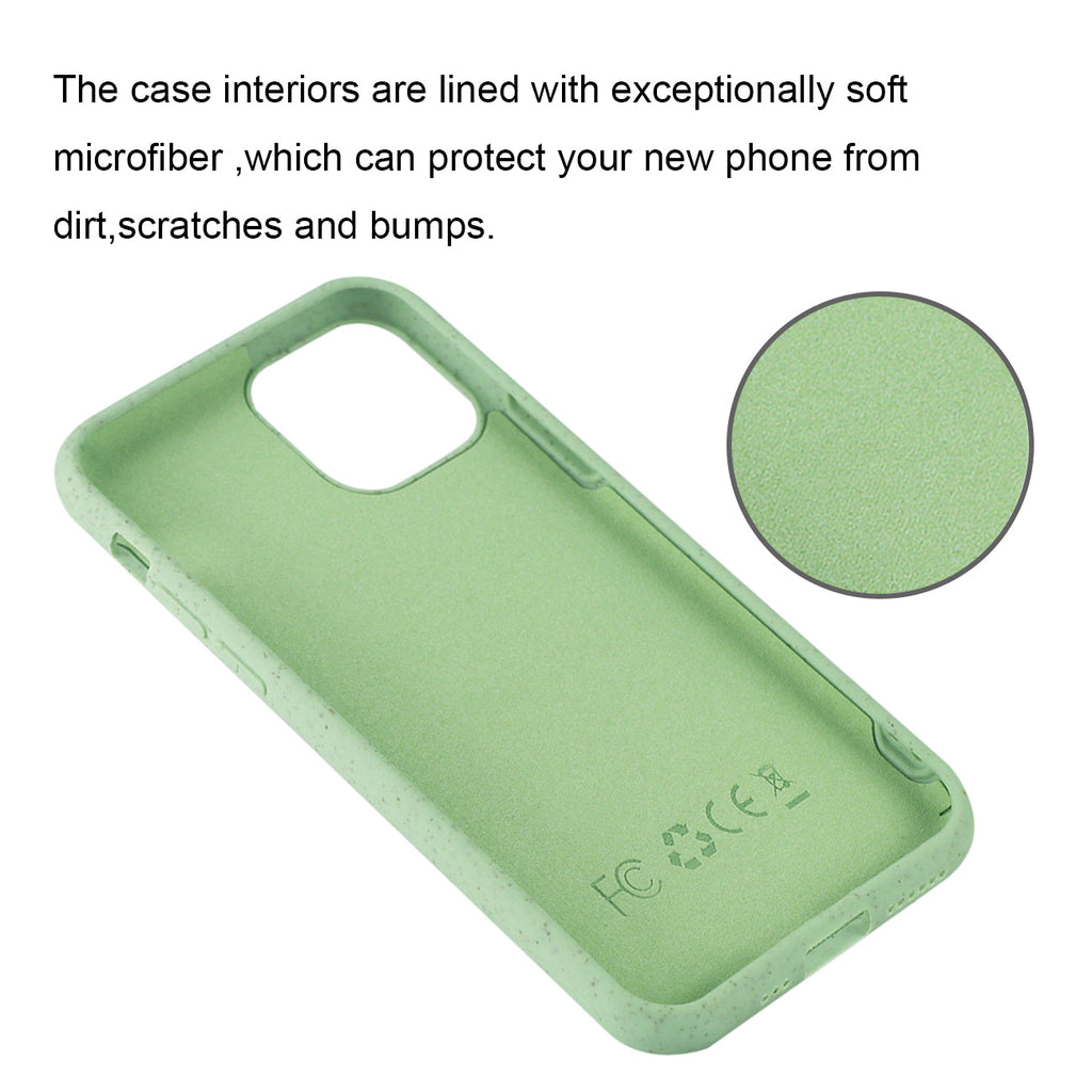 Reiko Apple Iphone 11 Pro Wheat Bran Material Silicone Phone Case In Green