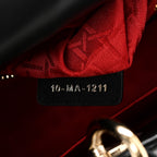 Lambskin Cannage Small My ABCDior Lady Dior Black