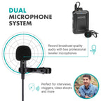 Movo Edge-OP-Duo Dual Wireless Lavalier Microphone for Osmo Pocket 1 and 2