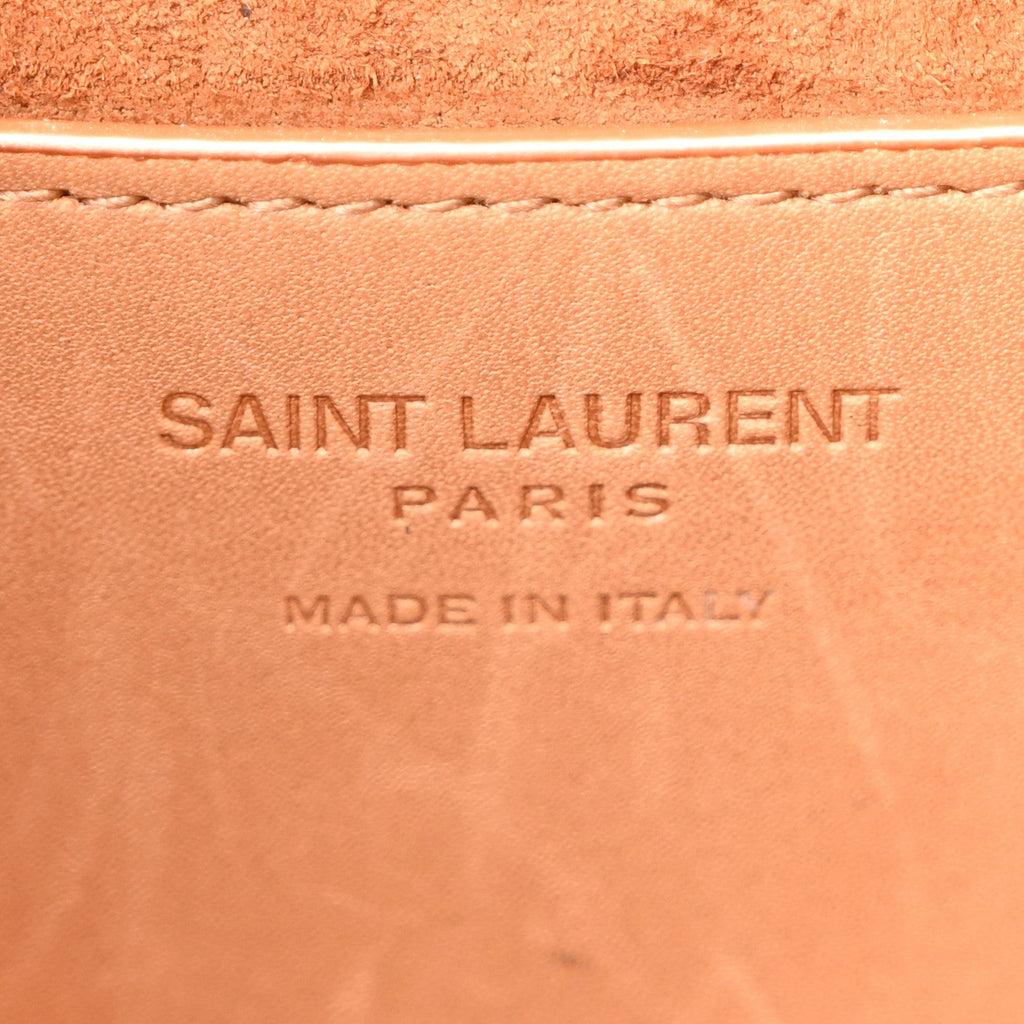 Calfskin Monogram Take Away Box Dusty Vintage Brown Gold