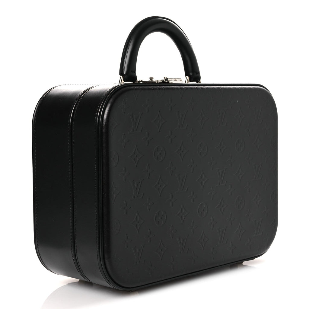 Monogram Glace Valisette MM Black