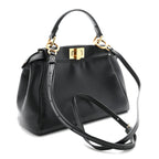 Nappa Mini Peekaboo Iconic Satchel Black