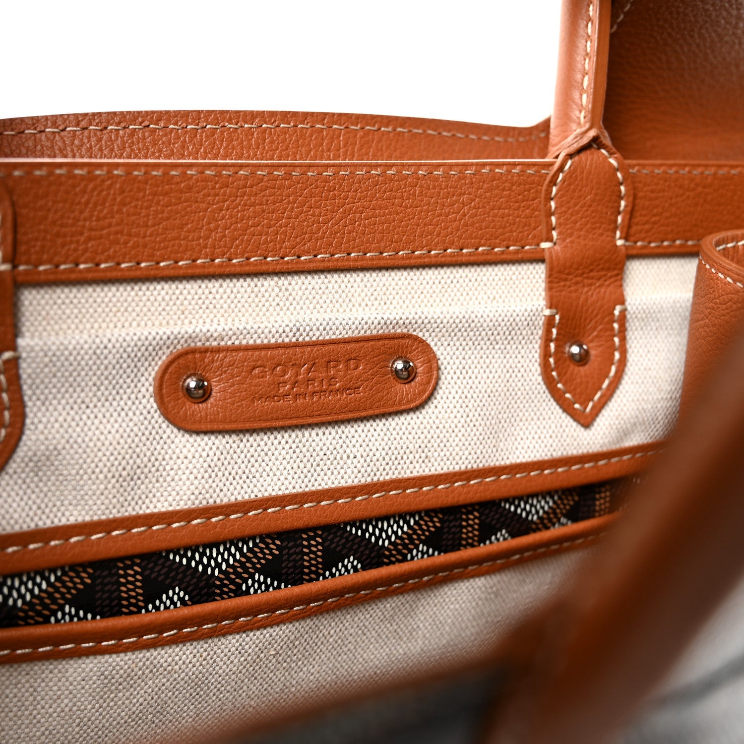 Goyardine Saigon Tote Black Gold