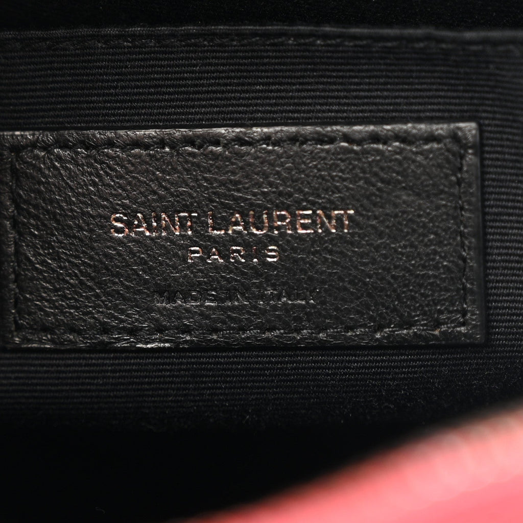 Calfskin Matelasse Monogram Lou Camera Bag Red