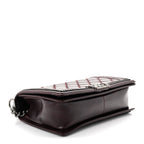 Goatskin Quilted New Medium Boy Handle Flap Burgundy