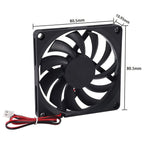 Coolling Fan 80mm 24V; 80mmx80mmx10mm 8010 Sleeve Bearing DC Brushless Cooling Fan For Computer CUP Cooling Fan