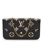 Empreinte Monogram Giant Felicie Pochette Black Beige