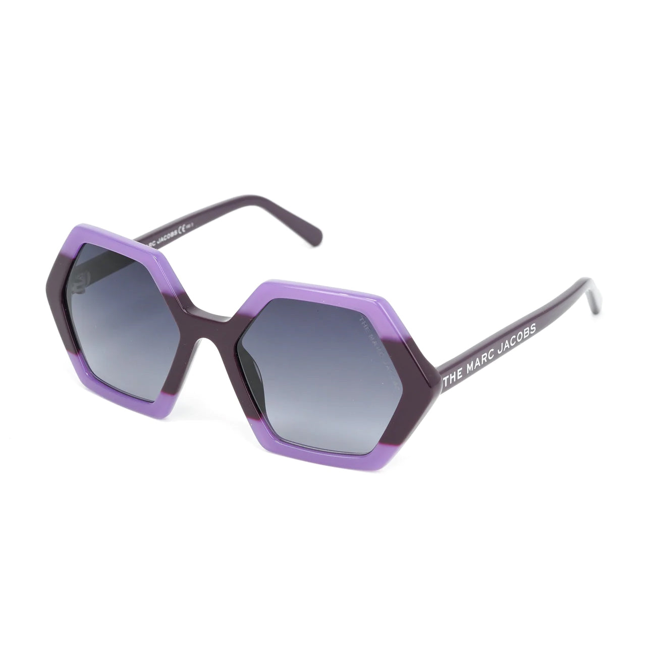 Marc Jacobs Women's Sunglasses Oversized Hexagonal Purple