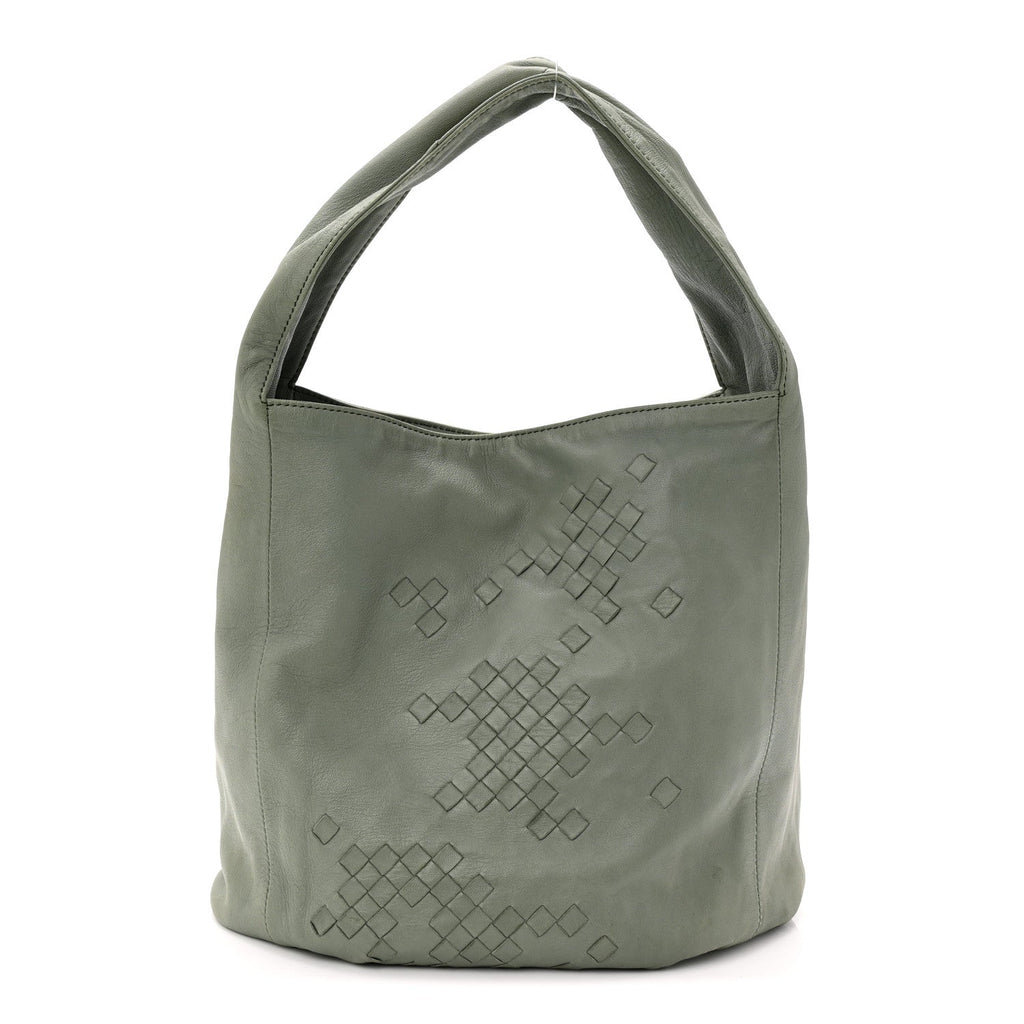 Nappa Woven Hobo Aloe