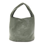 Nappa Woven Hobo Aloe