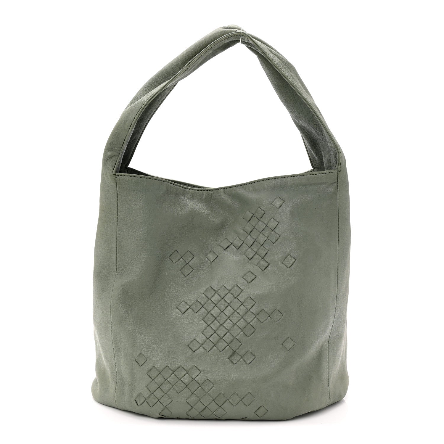Nappa Woven Hobo Aloe