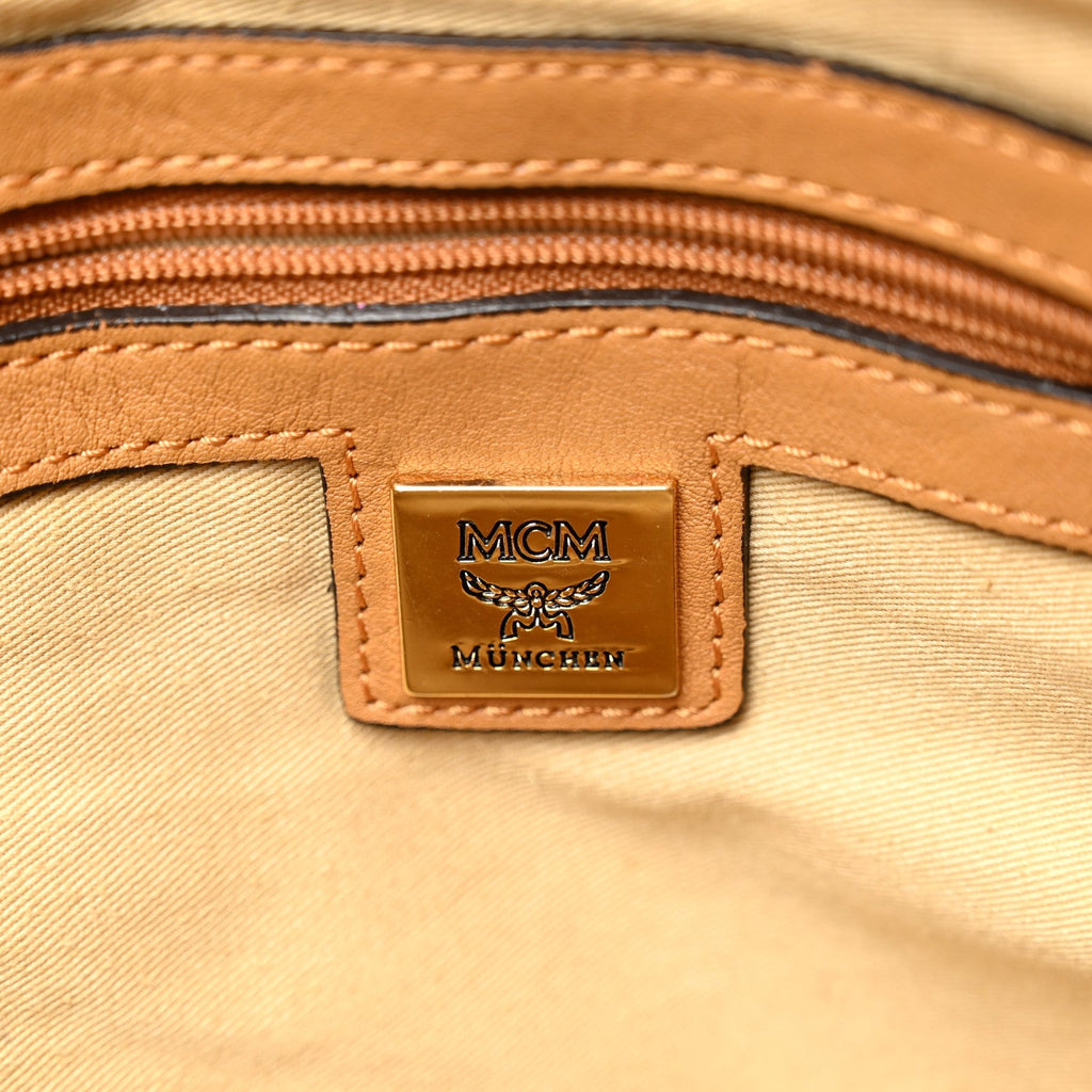 Visetos Medium Essentials Shopper Tote Cognac