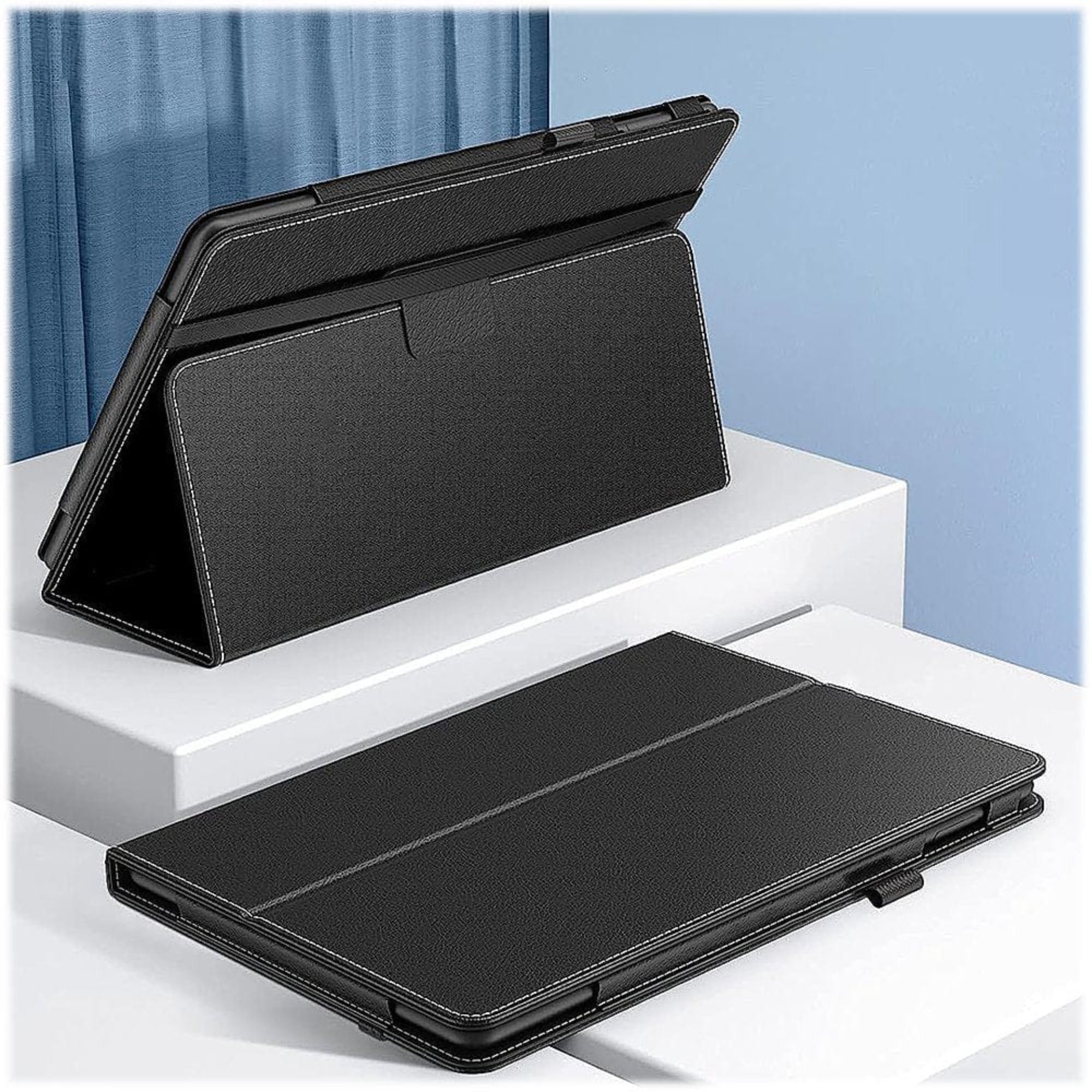SAHARA - Bi-Fold Folio Case for Amazon Fire HD 10 (2023) - Black