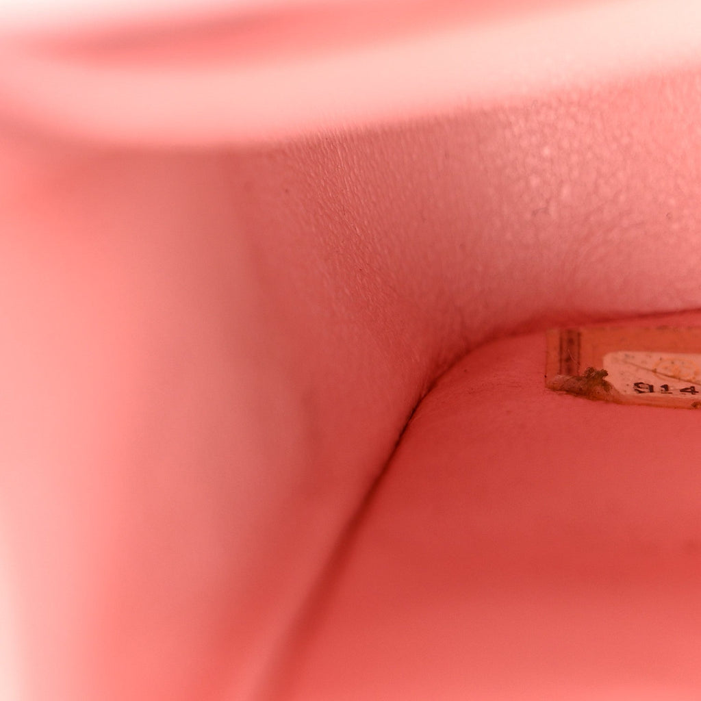 Caviar Quilted Medium Double Flap Pink