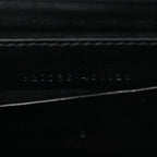 Boarded Dyana Lux Calfskin Web Monochrome Mini Bamboo 1947 Top Handle Bag Black