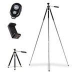 Kodak PhotoGear 42” Camera Tripod, 8-Section Aluminum Tripod with Remote, 360° Ball Head & Case