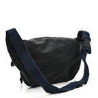 Recycled Sport Nylon Logo Embroidered Wheel Beltpack Black