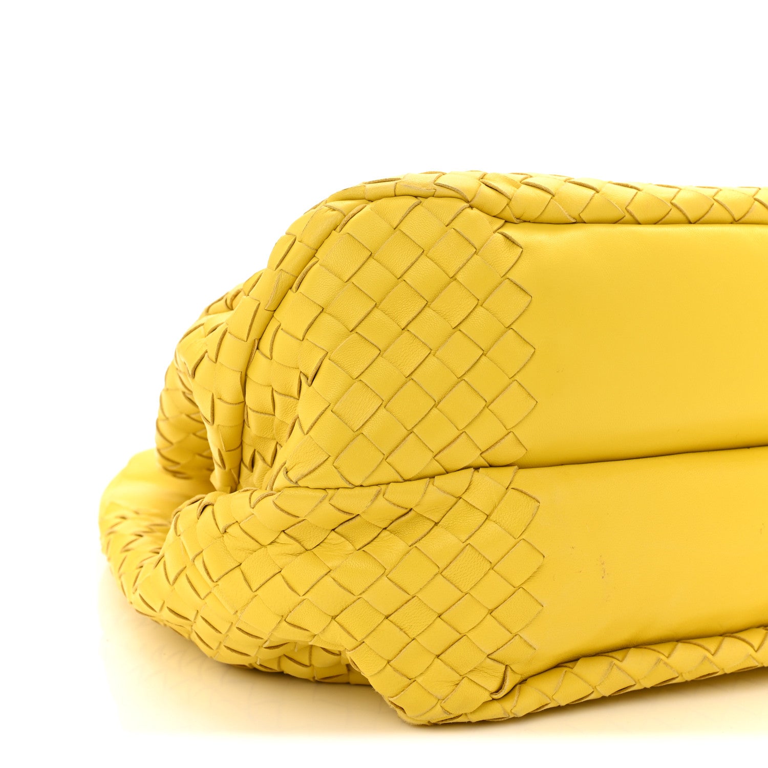 Nappa Intrecciato Medium Campana Buttercup