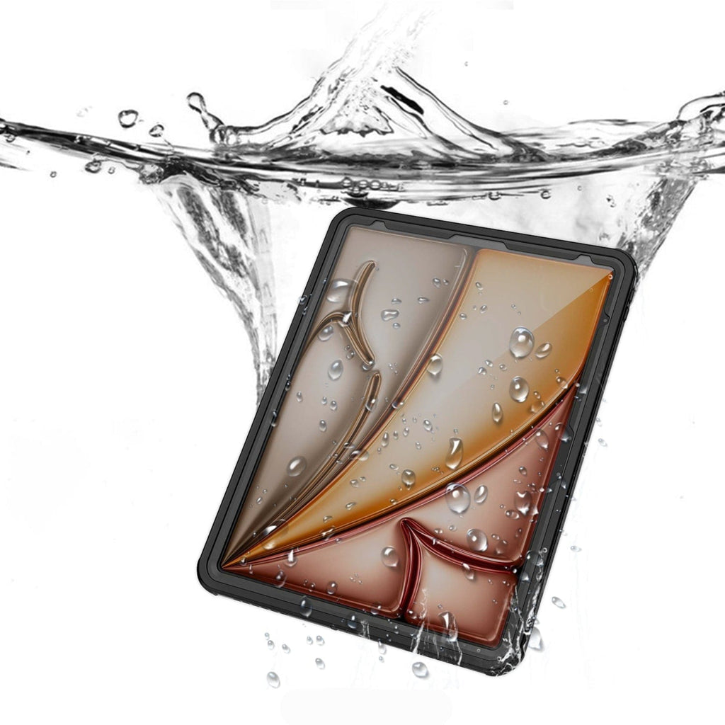 SAHARA - Oasis Series Water-Resistant Case for Apple iPad Air 13"" M3/M2 - Clear/Black
