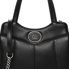 Calfskin Petite GG Small Tote Bag Black