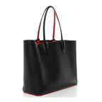Calfskin Spikes East West Cabata Tote Black