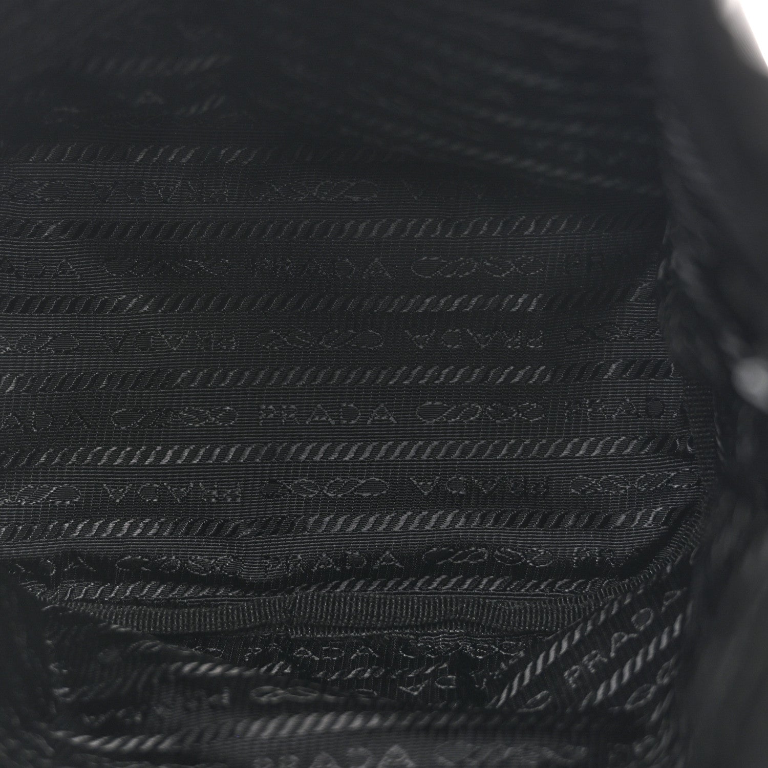 Re-Nylon Vela Drawstring Wristlet Pouch Black
