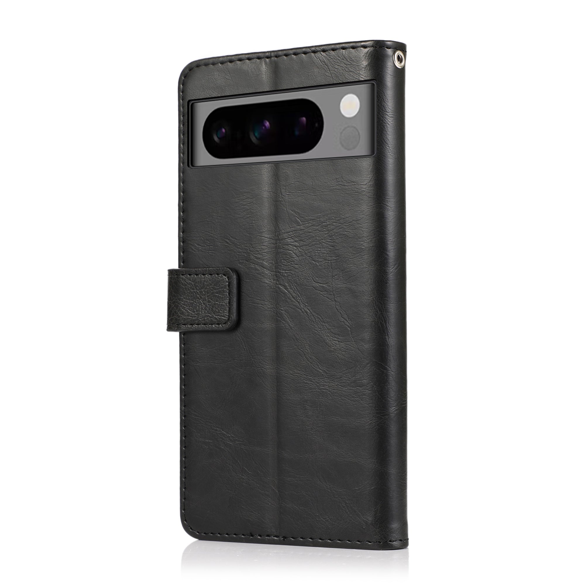 SAHARA - Indy Series Genuine Leather Folio Wallet Case - Google Pixel 8 Pro