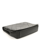 Lambskin Quilted Large Diamond CC Flap Black