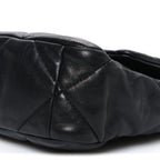 Lambskin Quilted Medium Chanel 19 Flap Black