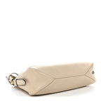 Soft Calfskin Medium Aimee Shoulder Bag Travertine