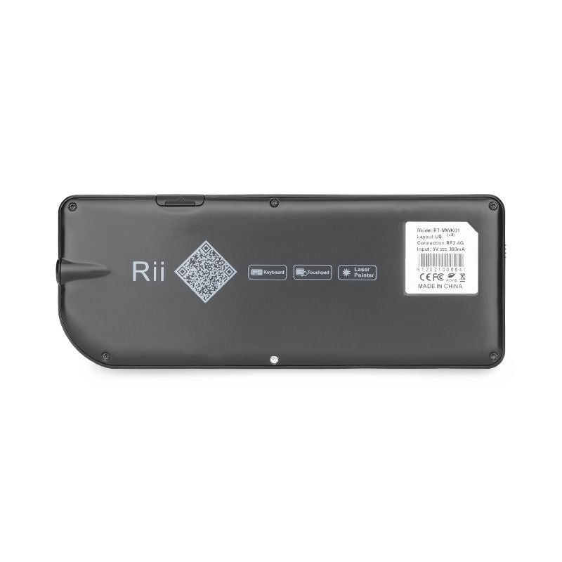 Mini Wireless Keyboard with Backlight Laser Pointer Multimedia For TV, Computer