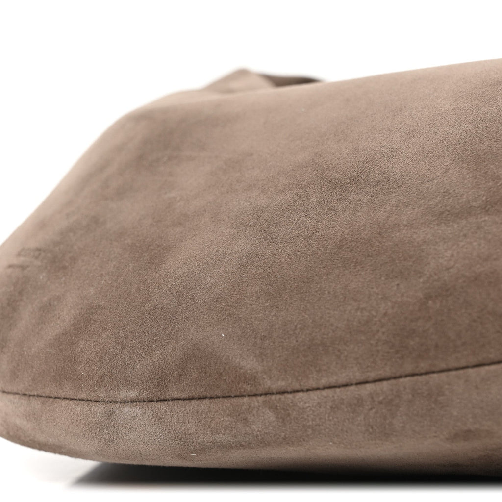 Suede Calfskin Medium Olivia Hobo Toffee
