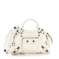 Agneau Arena Neo Cagole Handbag XS Optic White