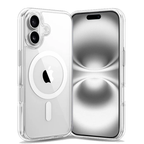Entronix [Magnetic] Case Compatible with iPhone 16 - [Hard Back] Slim Clear