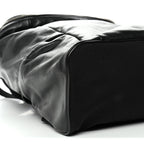 Canvas Calfskin Sid Backpack Black