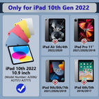 Entronix Case Compatible with iPad 10.9" (10th Gen, 2022) - [Kid-Friendly] Handle & Kickstand