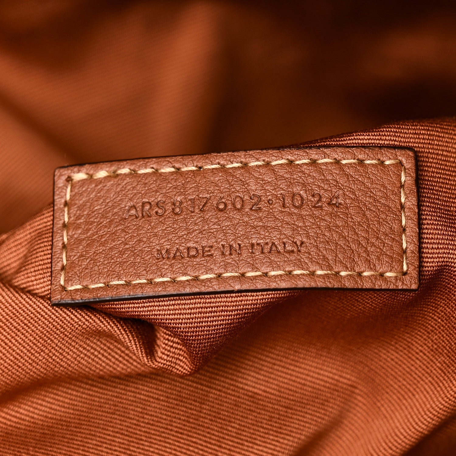 Calfskin Y Tote Brick