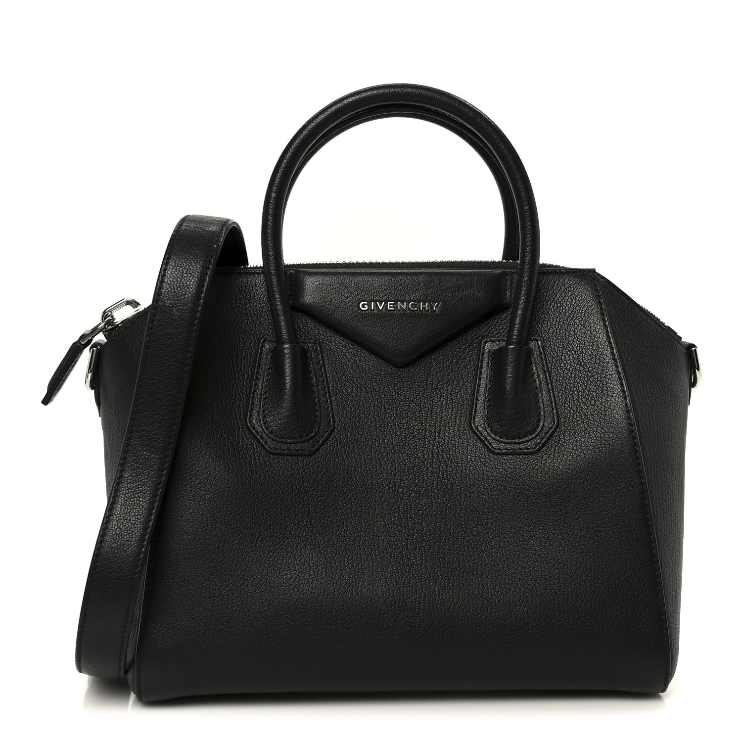 Sugar Goatskin Small Antigona Black