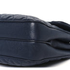 Caviar Quilted Medium Urban Companion Flap Navy