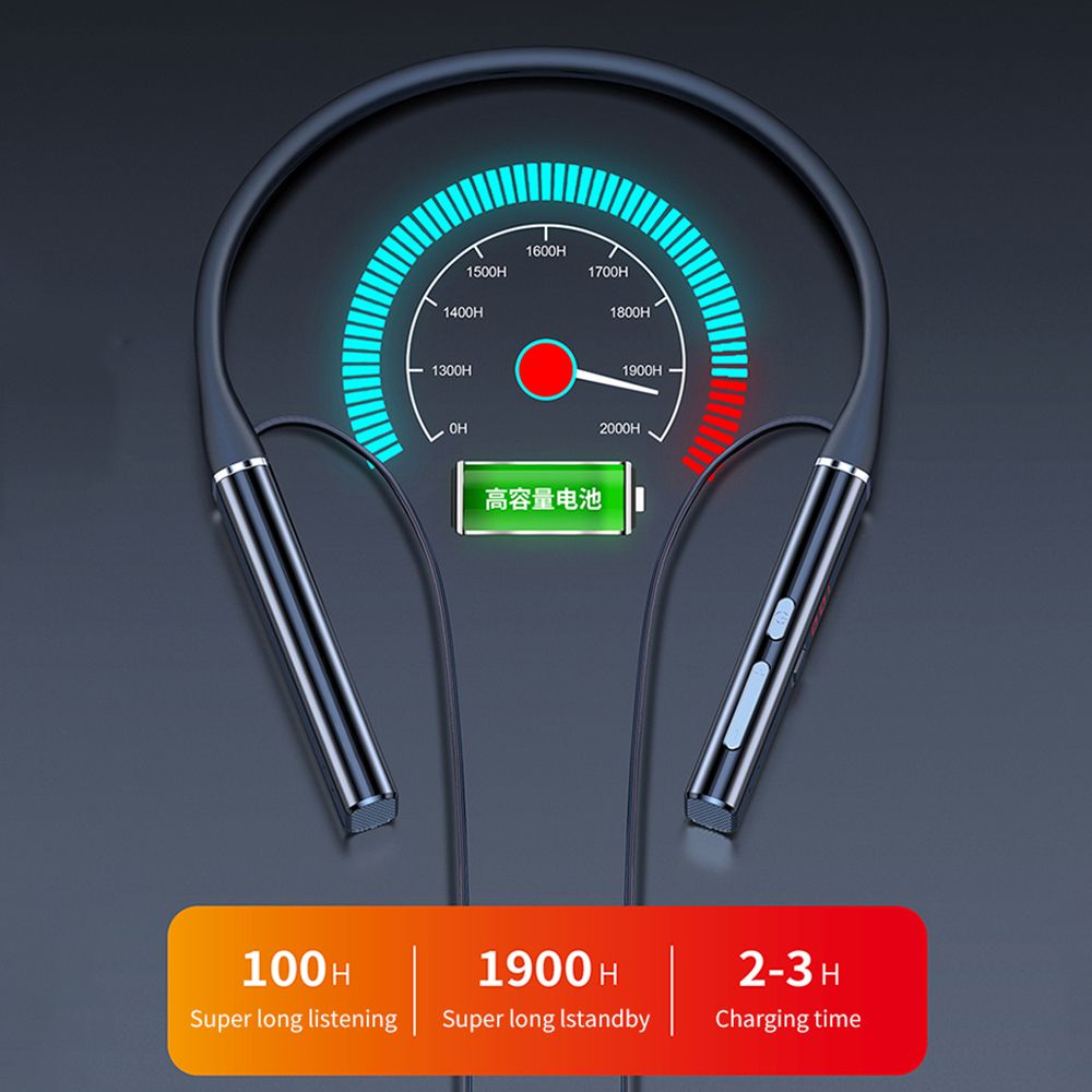 TWS 70 hours Wireless Earphone Bluetooth Magnetic Neckband Headphone IPX3 Waterproof Sport Headset Noise Cancelling MIC S720