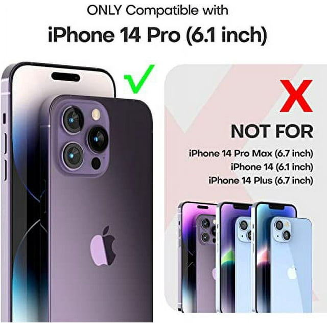 Entronix [Magnetic] Case Compatible with iPhone 14 Pro - Translucent Frosted Matte