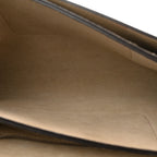 Suede Calfskin Small Faye Shoulder Bag Motty Grey