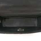Lambskin Quilted Mini Rectangular Flap Black