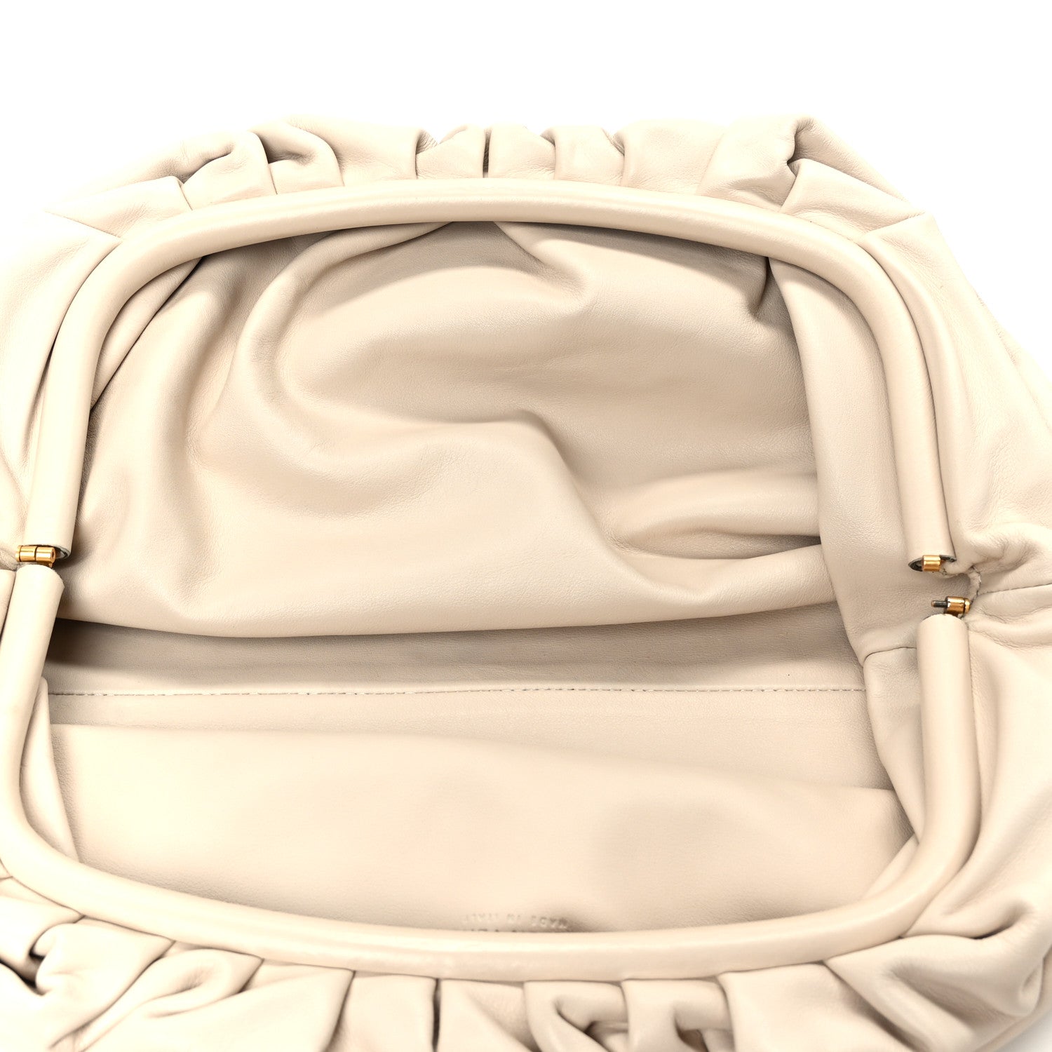 Smooth Butter Calf The Pouch Oversized Clutch Mist
