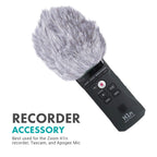 Movo WS1 Furry Outdoor Small Mic Windscreen Muff