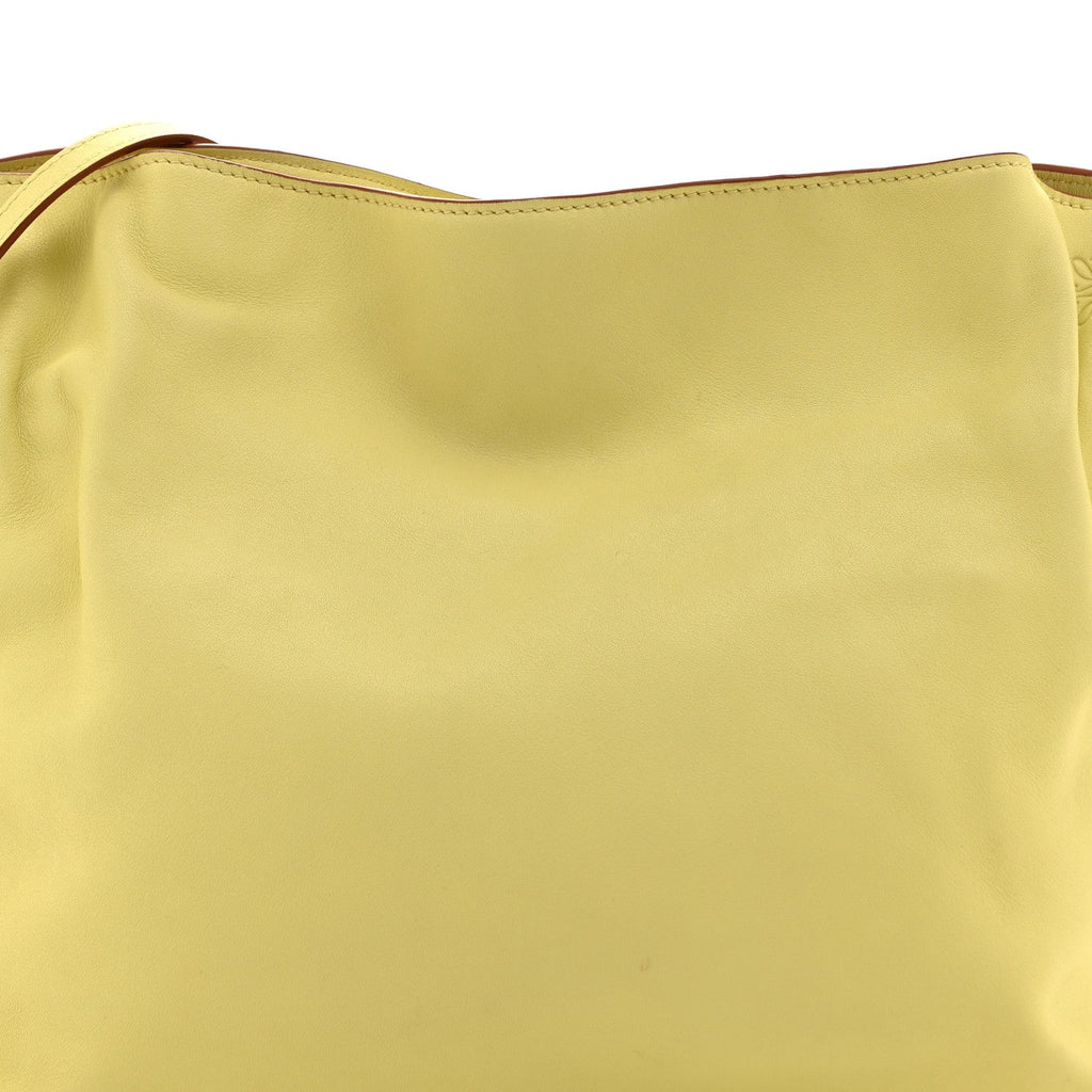 Calfskin Small Flamenco Knot Bag Yellow