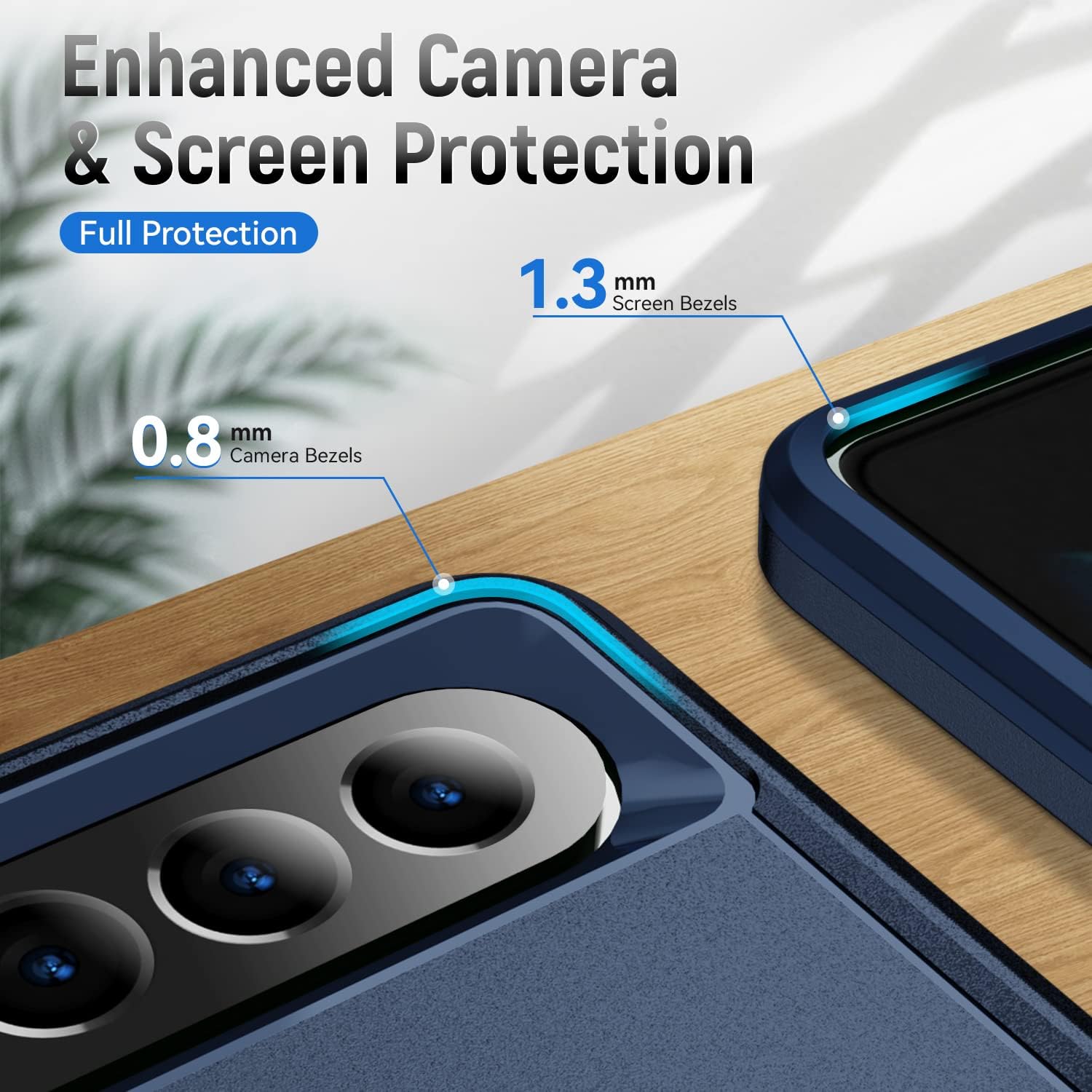 Entronix Case Compatible with Galaxy Z Fold 6 - Soft-Touch Dual-Layer Sleek Cover