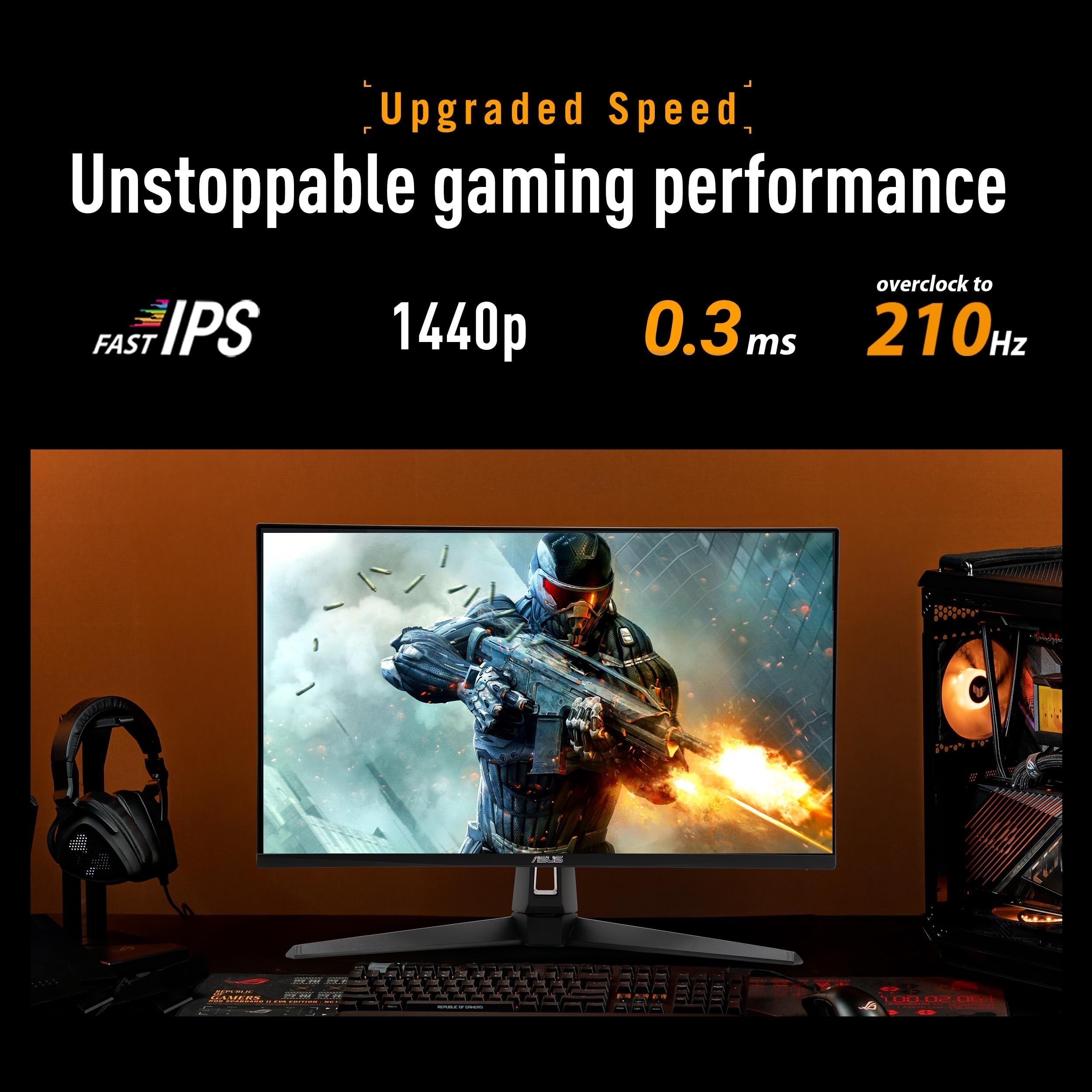 TUF  27" Class WQHD Gaming LED