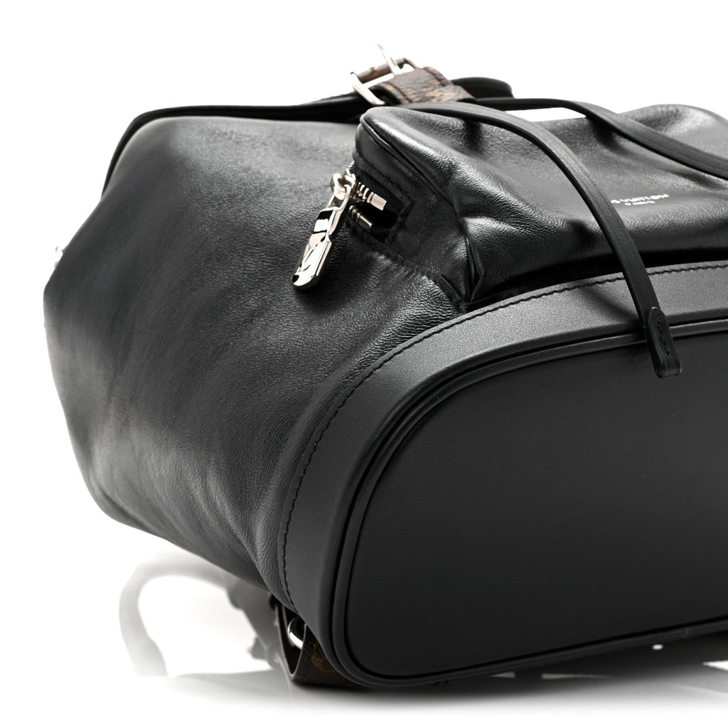 Lambskin Monogram Montsouris Vibe PM Black